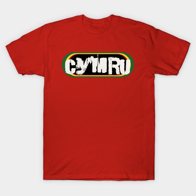 Cymru, authentic official Welsh supporter T-Shirt T-Shirt by Teessential